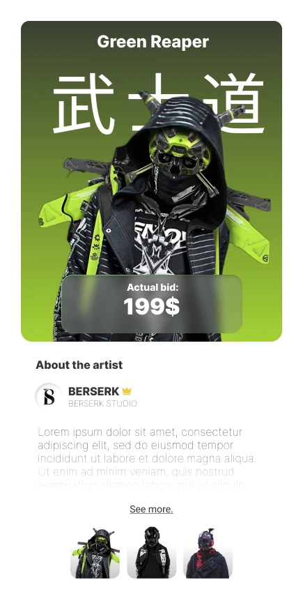 NFT Clothing Screenshot 2