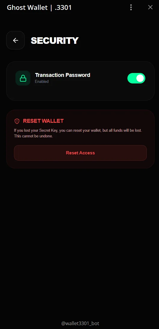 Ghost Wallet Screenshot 9